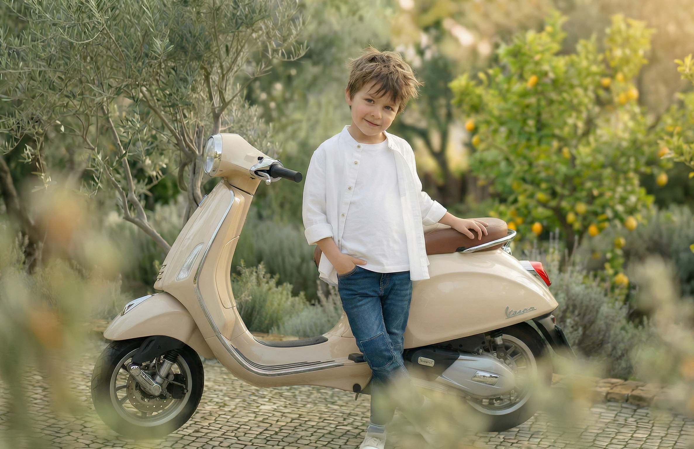 cozy-place angelehnt vespa